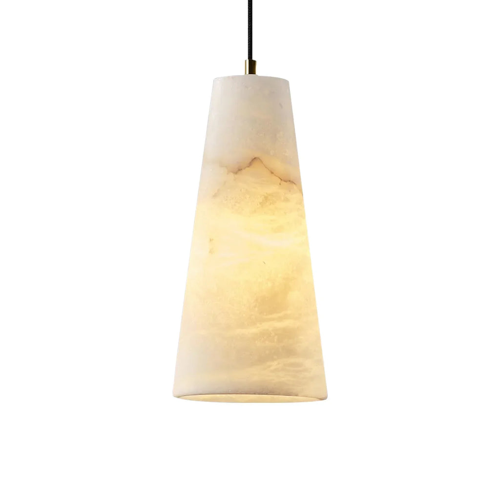 Aurora Pillar Alabaster Pendant Light