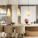 Aurora Pillar Alabaster Pendant Light
