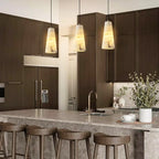 Aurora Pillar Alabaster Pendant Light