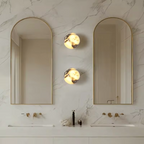 Nordic Black Marble Wall Sconce