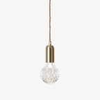 Nordic Design Crystal Bulb Pendant Light