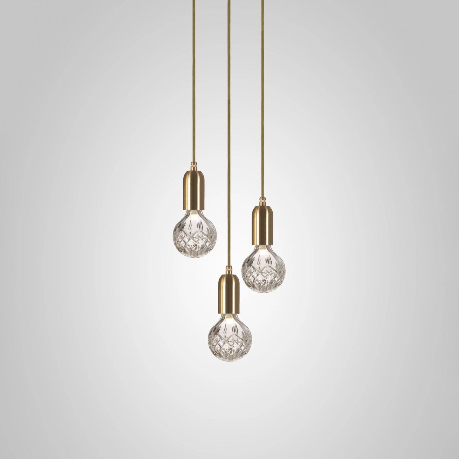 Nordic Design Crystal Bulb Pendant Light