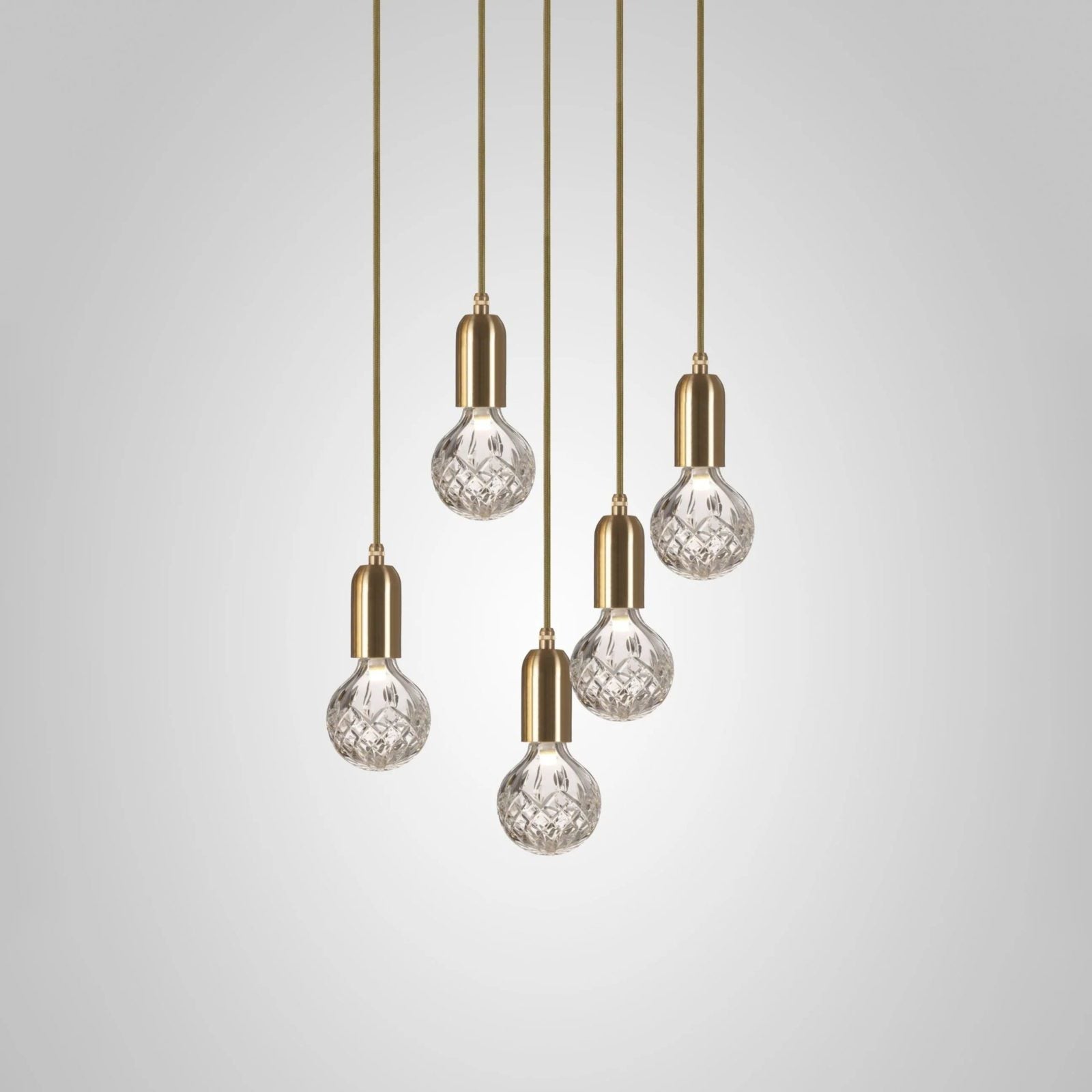 Nordic Design Crystal Bulb Pendant Light