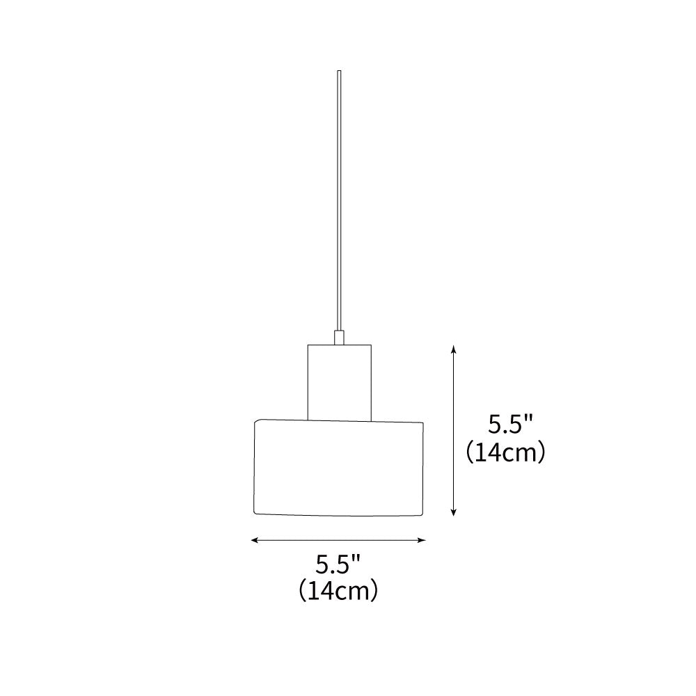 Nordic Cylindrical Alabaster Pendant Light
