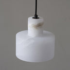 Nordic Cylindrical Alabaster Pendant Light