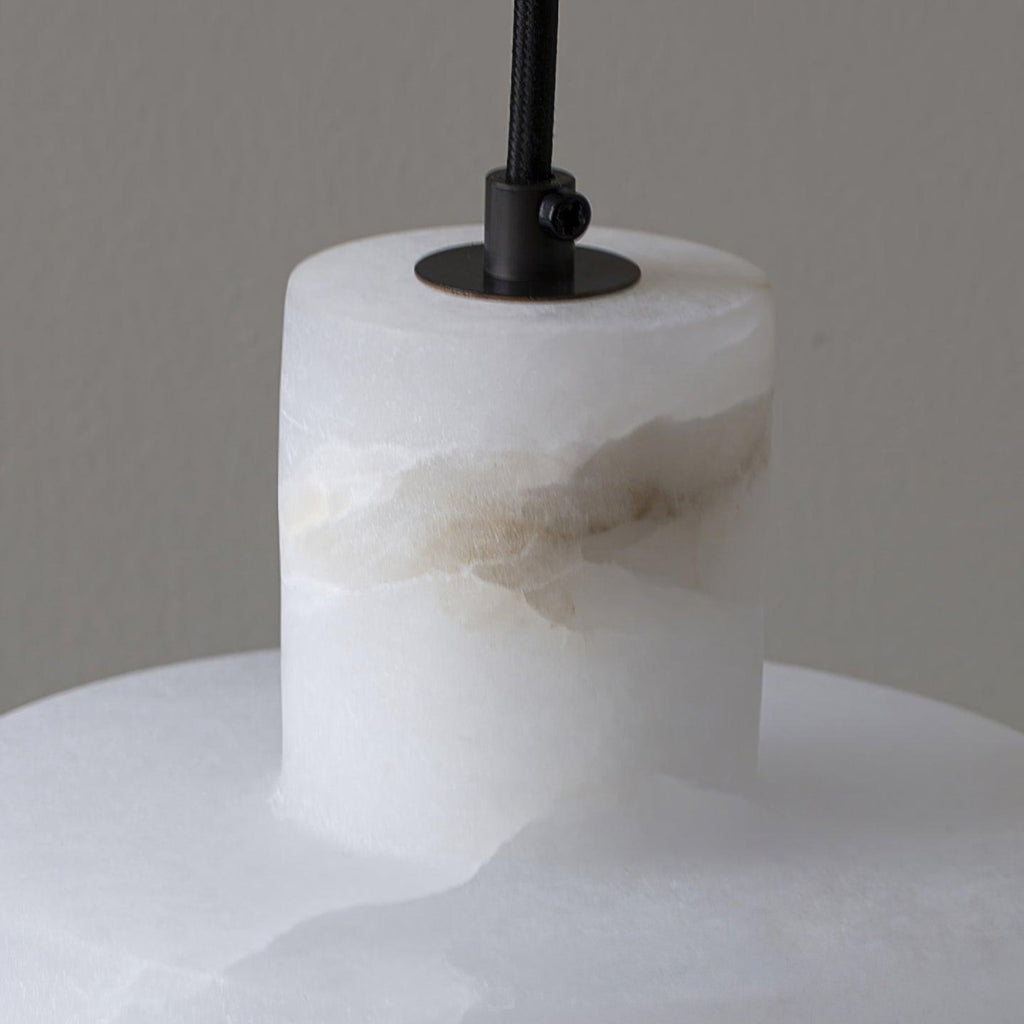 Nordic Cylindrical Alabaster Pendant Light