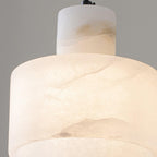 Nordic Cylindrical Alabaster Pendant Light