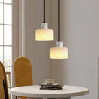 Nordic Cylindrical Alabaster Pendant Light