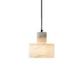 Nordic Cylindrical Alabaster Pendant Light