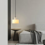 Nordic Cylindrical Alabaster Pendant Light