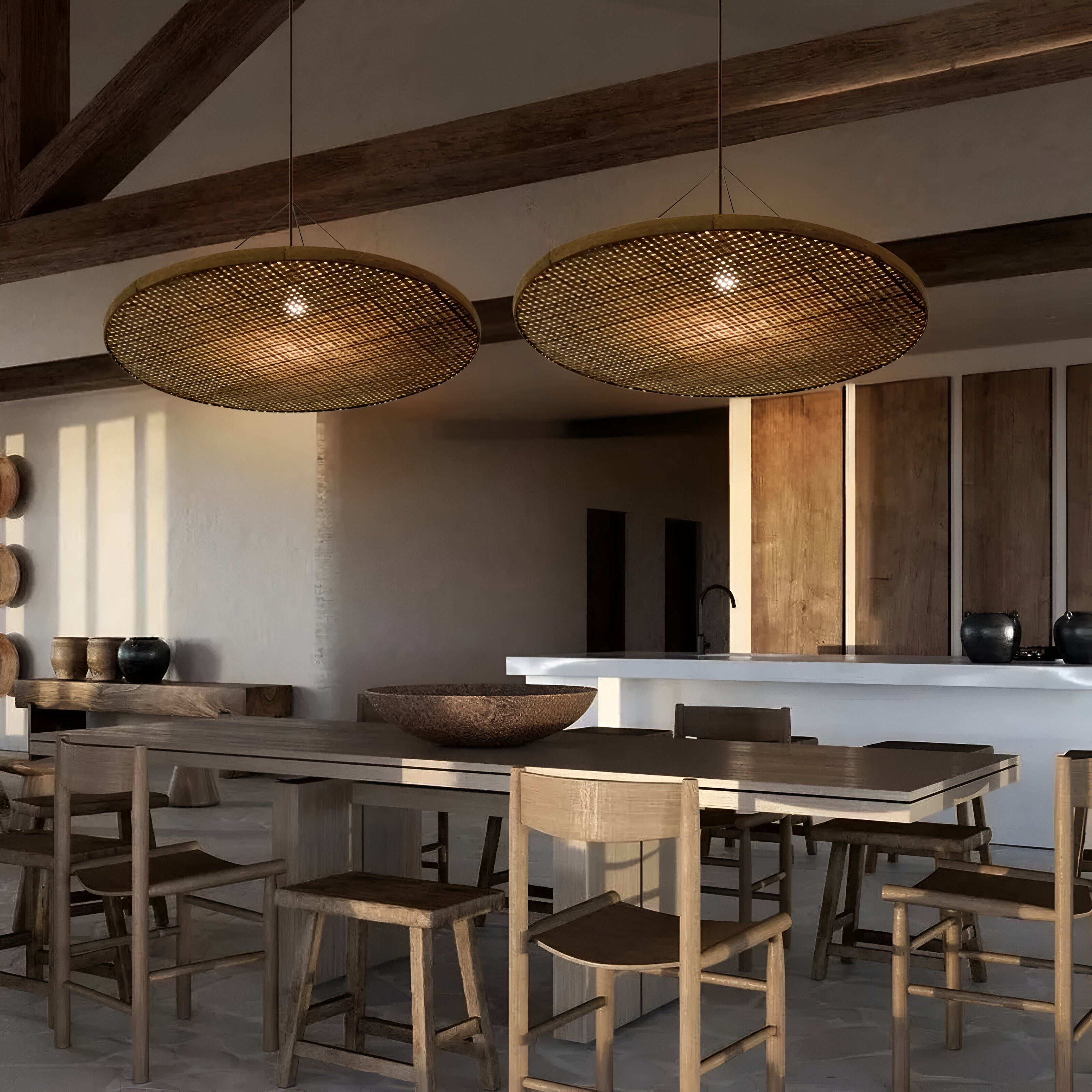 The Enchanting Bamboo of Imperfection Pendant Light