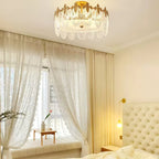 Lucea Bloom Retro Glass Round Chandelier