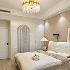 Lucea Bloom Retro Glass Round Chandelier