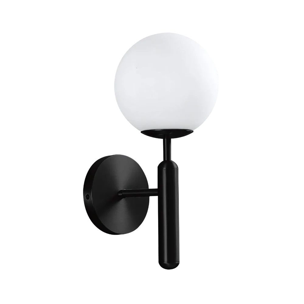 Milky Glow Modern Metal Wall Lamp