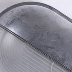 Aldric Retro Industrial Outdoor Glass Wall Lamp