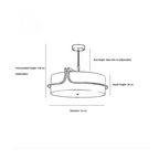 Modern Radiation Pendant Light