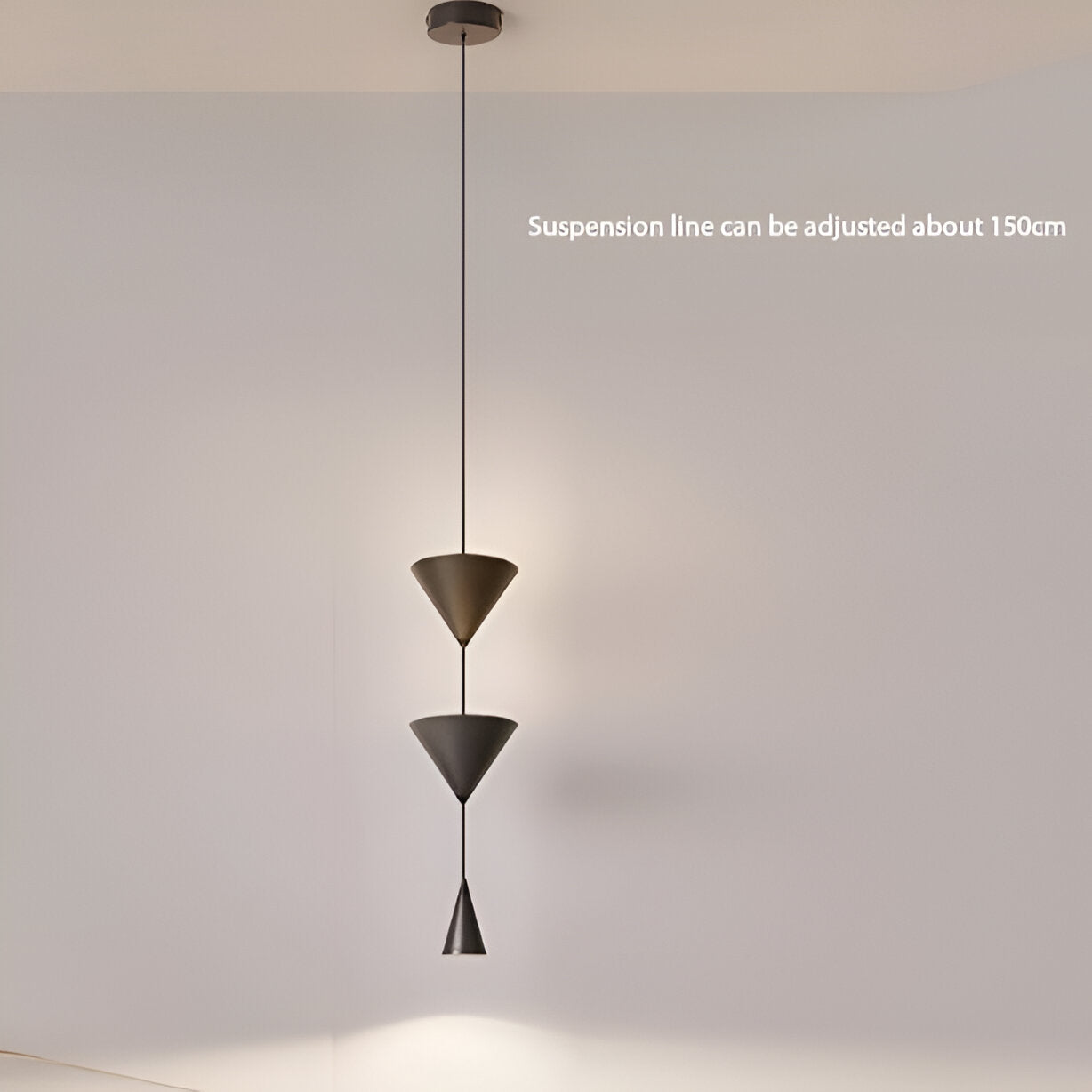 Arvelo Conical Minimalist Metal Pendant Light