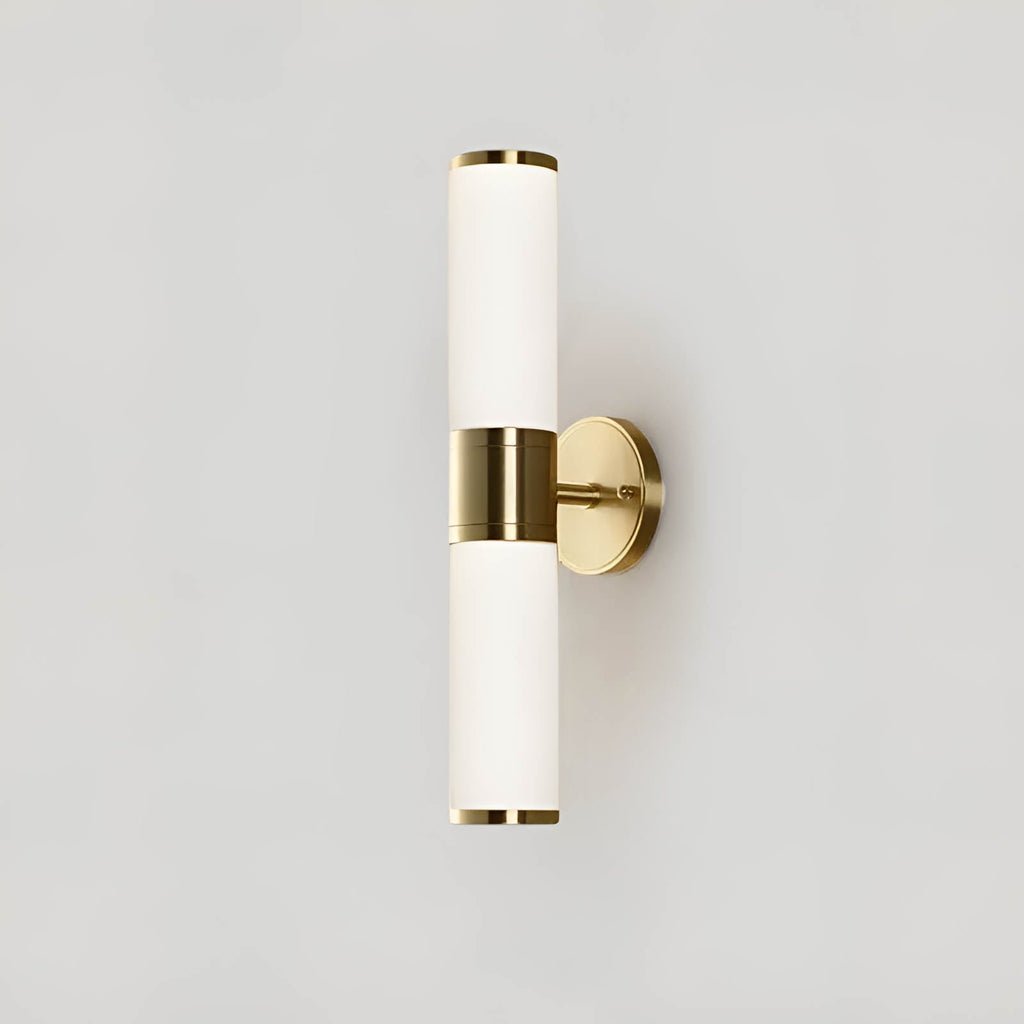 The Callum Marble and Cast Iron Modern Wall Sconce
