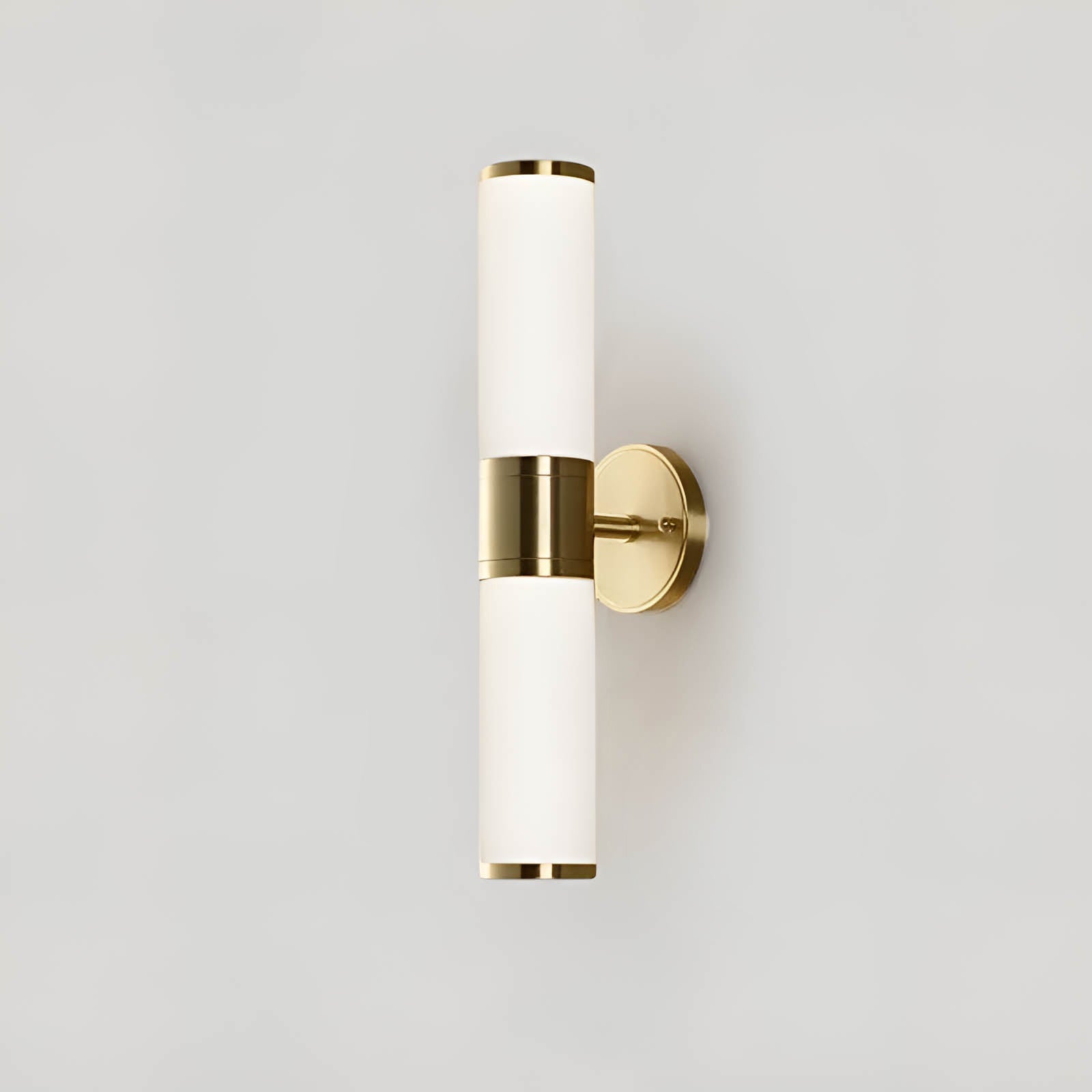 The Callum Marble and Cast Iron Modern Wall Sconce