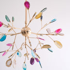 Aurora Bloom Retro Agate Chandelier