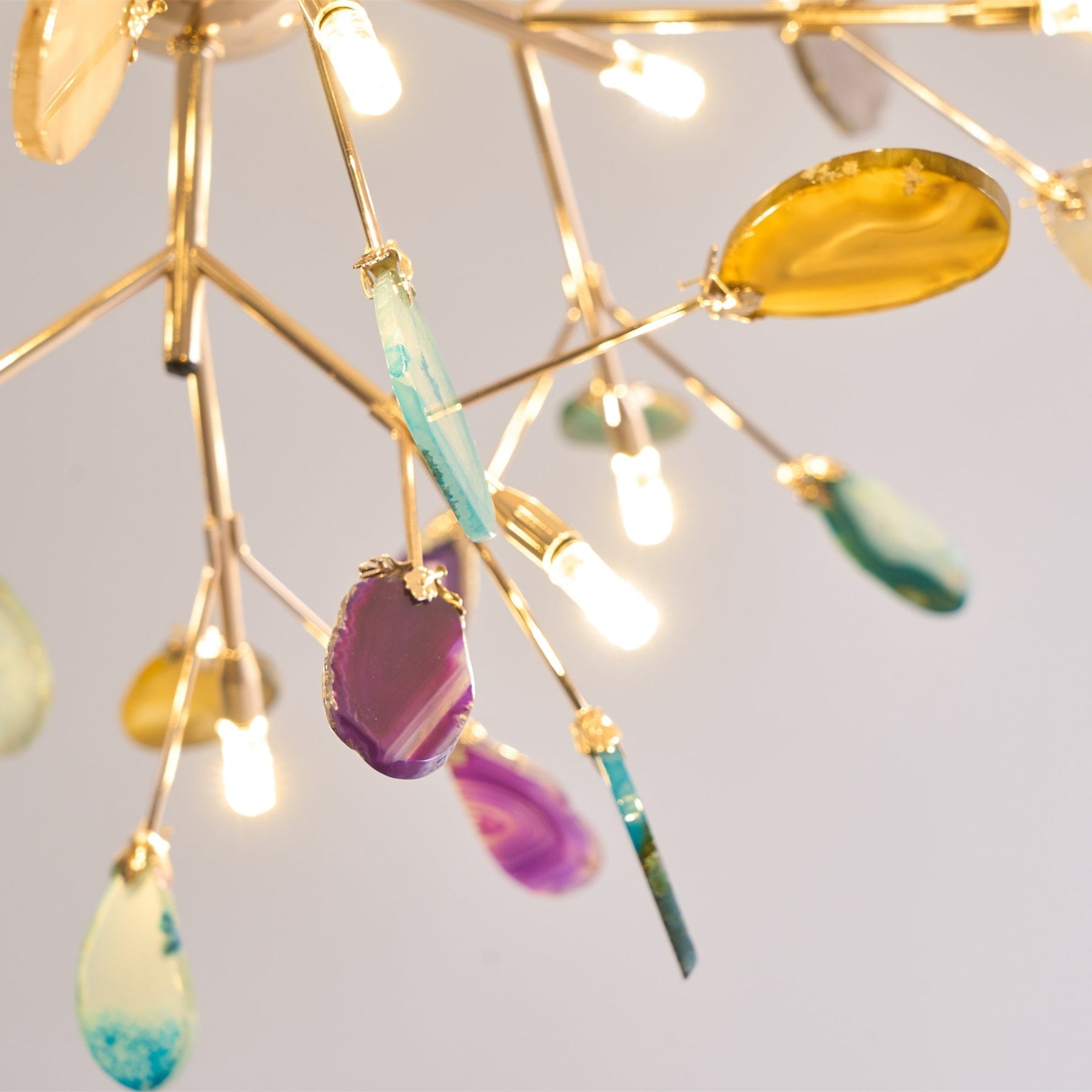 Aurora Bloom Retro Agate Chandelier