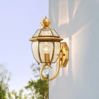 Antique Brass Retro Outdoor Wall Light
