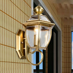 Antique Brass Retro Outdoor Wall Light