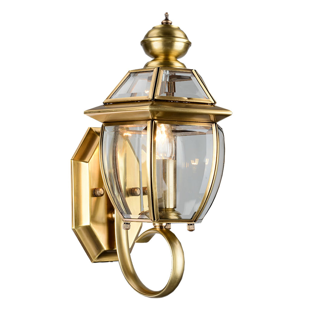 Antique Brass Retro Outdoor Wall Light