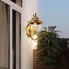 Antique Brass Retro Outdoor Wall Light