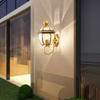 Antique Brass Retro Outdoor Wall Light