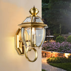 Antique Brass Retro Outdoor Wall Light