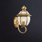 Antique Brass Retro Outdoor Wall Light