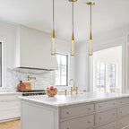 Round Droplet Panel Wiltshire Crystal Pendant Light