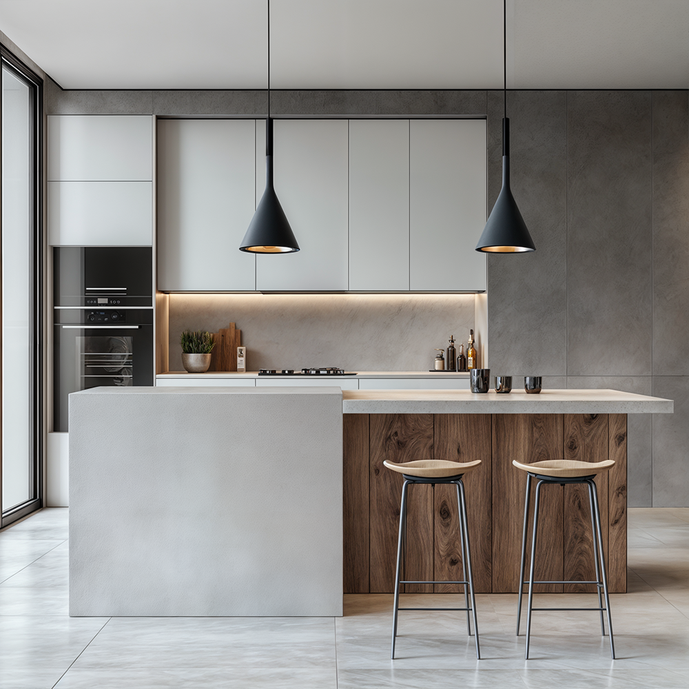 Magna Minimalist Metal Pendant Light