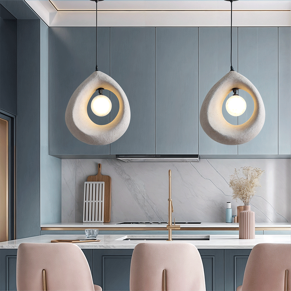 Hayami Wabi Sabi Resin Pendant Light