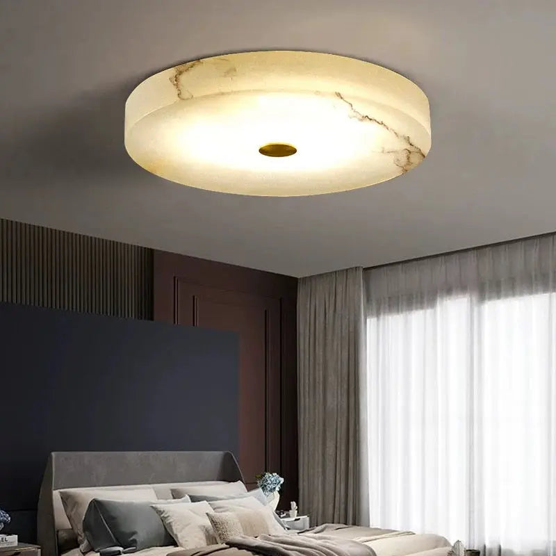 Aurelia Alabaster Marble LED Ceiling Light