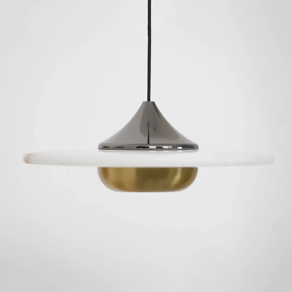 Celesto Disc Alabaster Minimalist Pendant Light
