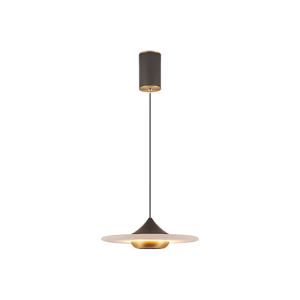Celesto Disc Alabaster Minimalist Pendant Light