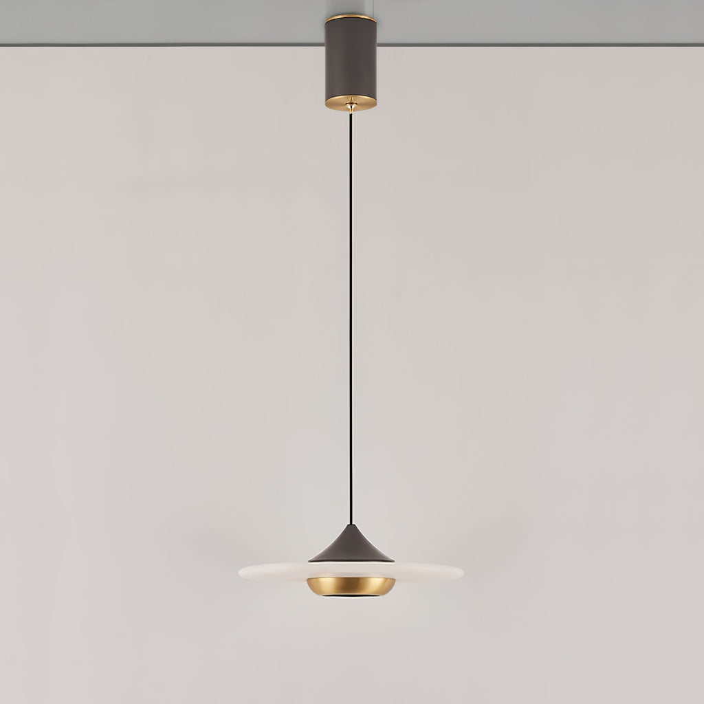 Celesto Disc Alabaster Minimalist Pendant Light