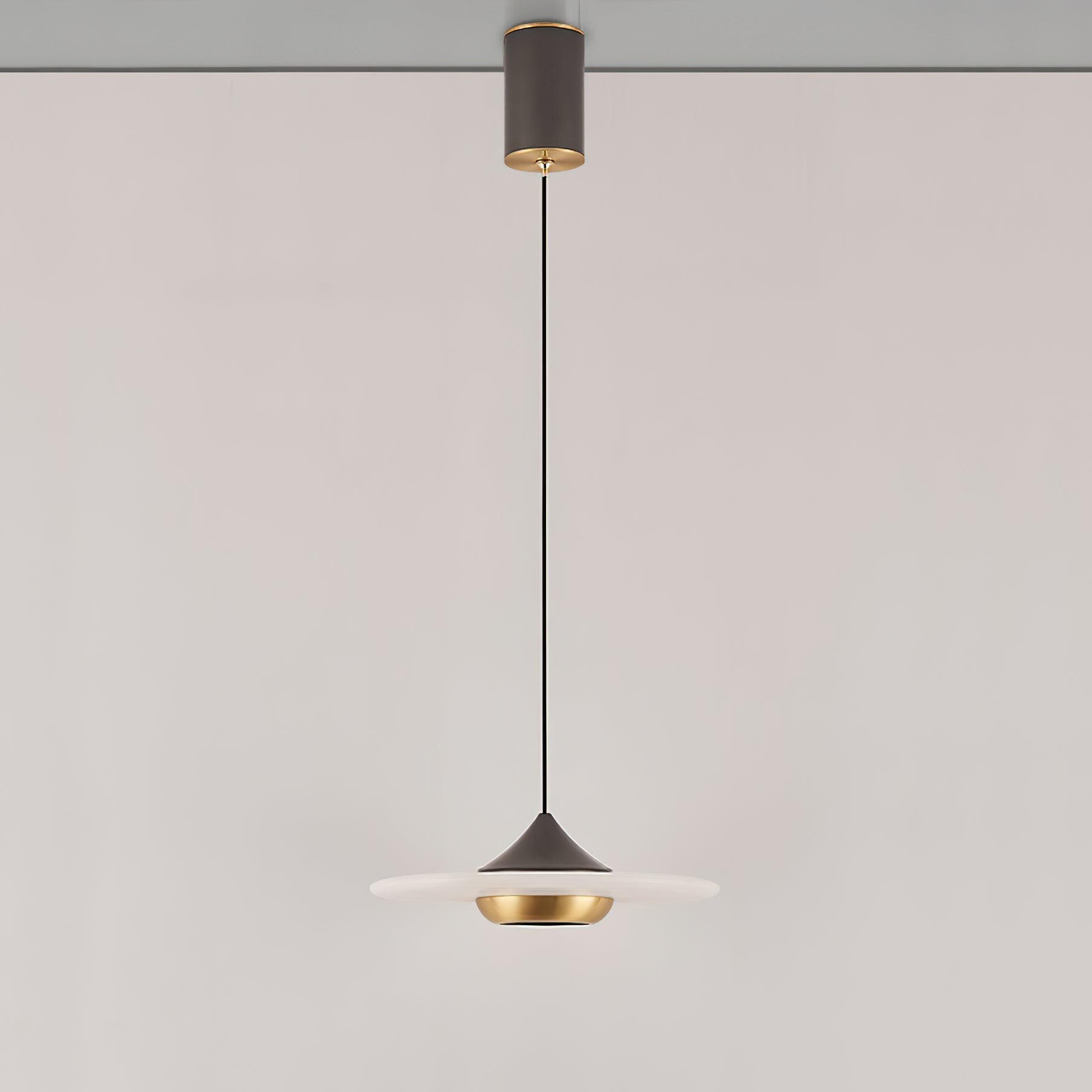 Celesto Disc Alabaster Minimalist Pendant Light