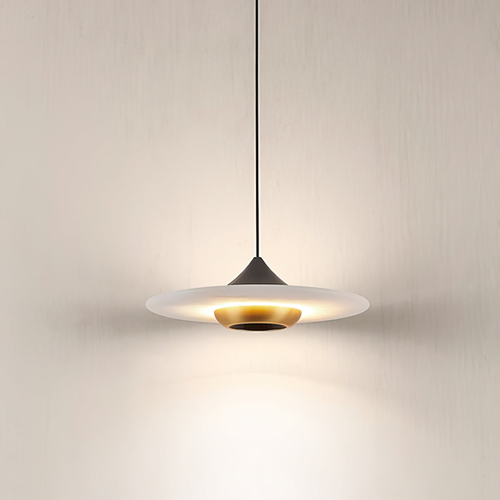Celesto Disc Alabaster Minimalist Pendant Light