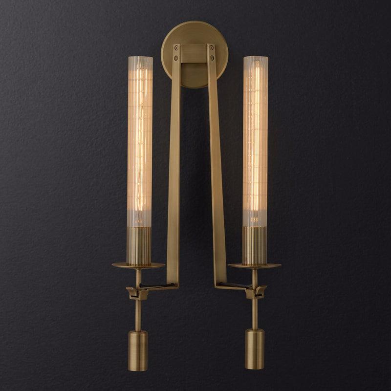 Fontanelle Retro Glass Wall Light