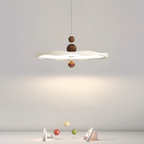 French Cream Aluminum Pendant Light