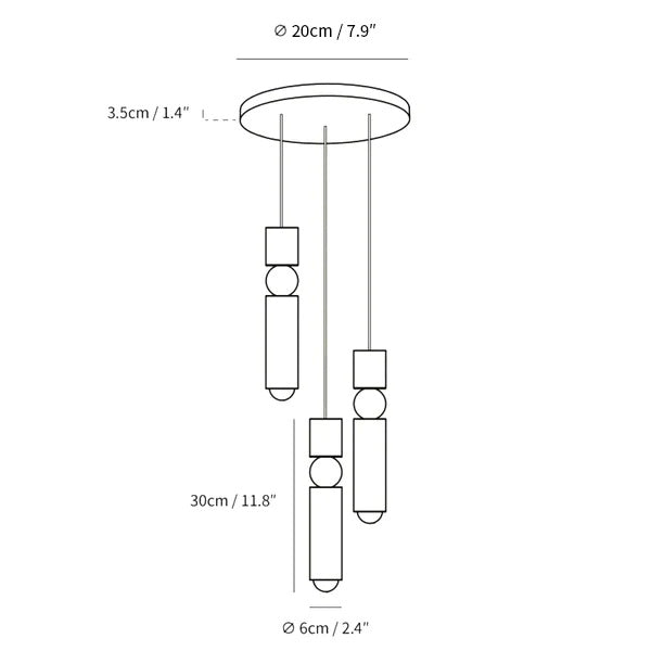 Nordic Fulcrum Pendant Light