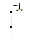 Ayumi Japandi Frosted Glass Minimalist Metal Wall Lamp