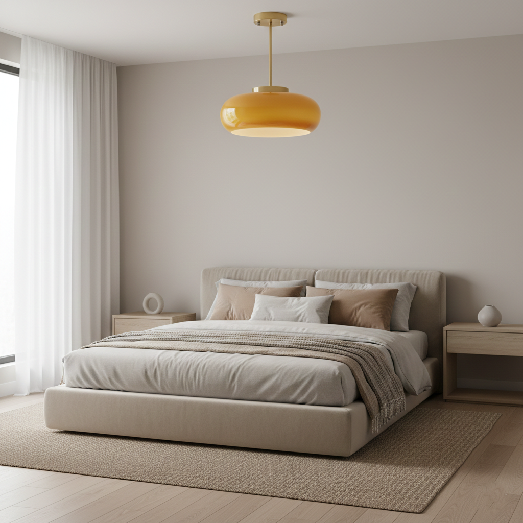 Shard Nordic Brass Glass Pendant Light
