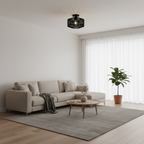 Woven Lantern Boho Radiance Rattan Ceiling Light