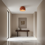 Lilith Retro Resin Semi Flush Mount Ceiling Light