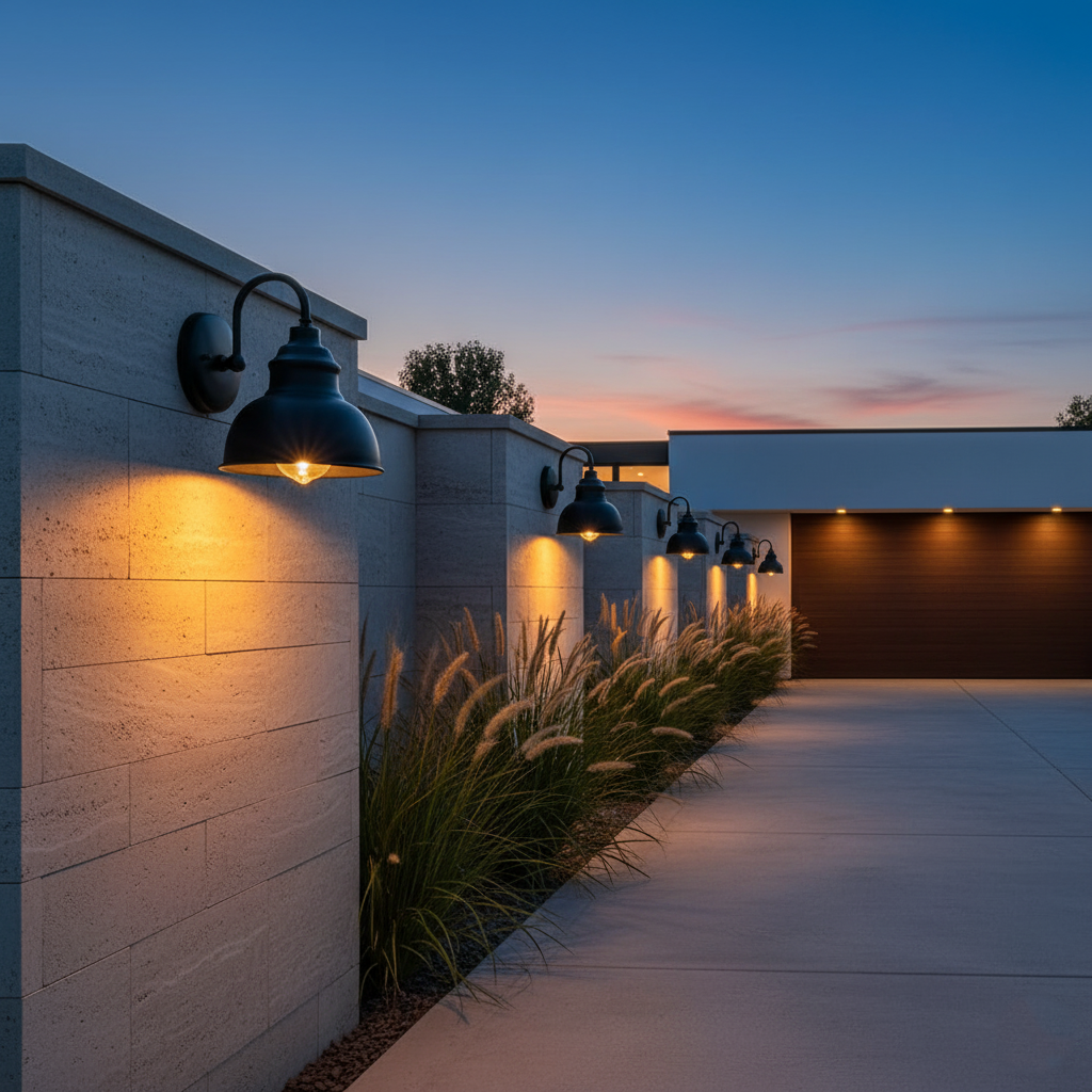 Vintage Retro Metal Wall Waterproof Outdoor Light