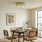 Aurelio Art Deco Vintage Glass Ceiling Light